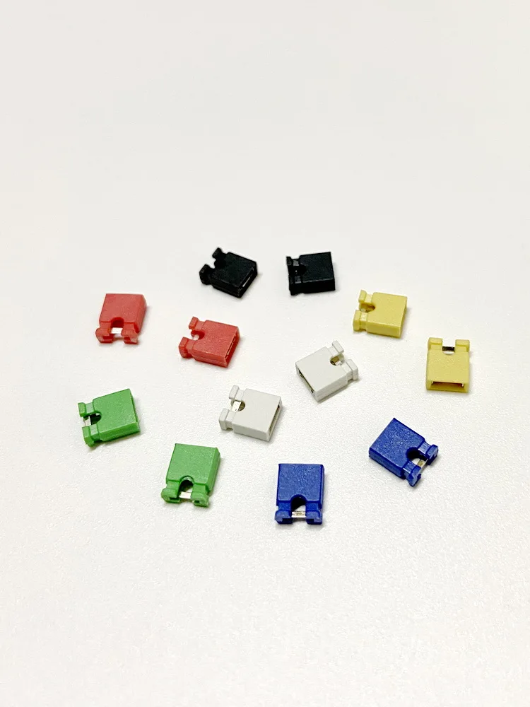 

Computer Motherboard Jumper Wire Cap With A Center Spacing Of 2.54mm 2-Pin Short Circuit Piece Connection Plug Six Colors