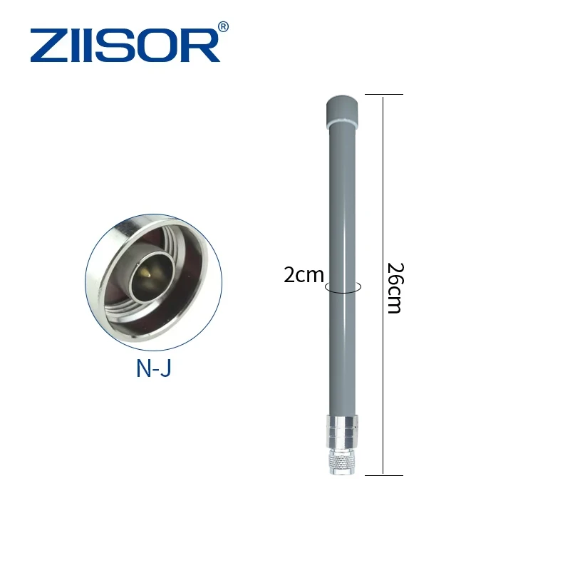 Antena ZIISOR Meshcore Meshtastic LoRa 868 MHz 3dBi N Męski Złącze Anteny z Włókna Szklanego do Lorawan 868MHz Helium Hotspot Miner Antena Powietrzna — zdjęcie produktu 2