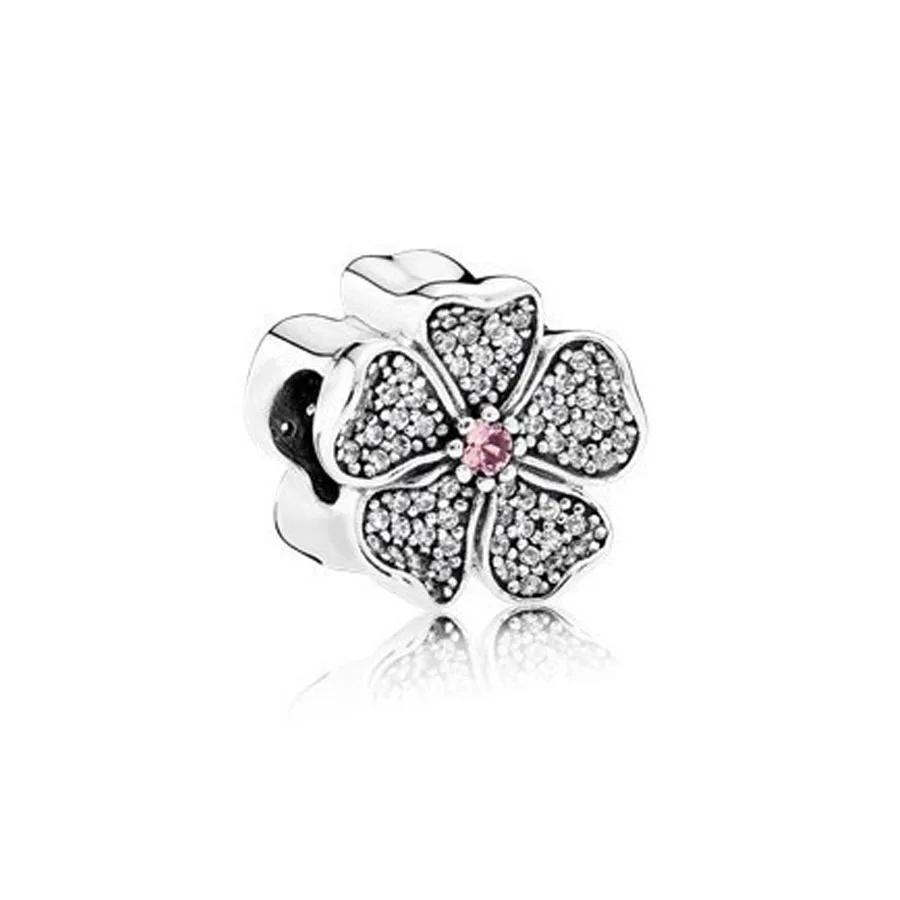 2024 Hot Sale 925 Silver Poker Hearts A Pendant Charms Luminous pumpkin Beads fit Diy Pink Bag Bracelet of women\' bijou jewelry