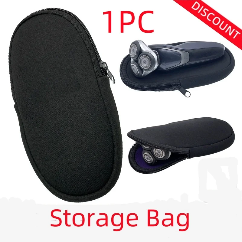 

Electric water washing shaver men's rechargeable shaver travel portable bag storage bag brand new accessories