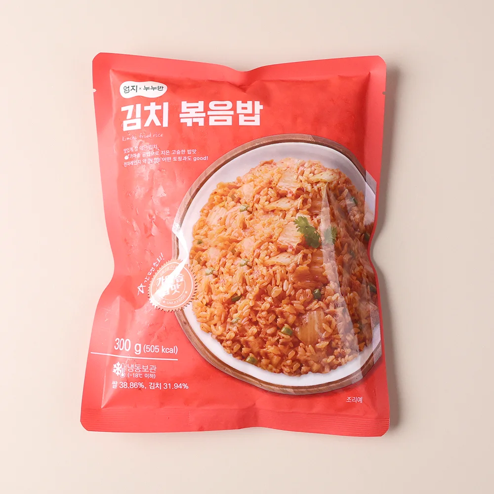 (Shikpan-Sa) أرز كيمتشي المقلي بحجم الإبهام 300 جرام × 5: هذه أرز مقلي مصنوع من الكيمتشي المطبوخ جيدًا، مقلي بالأرز.