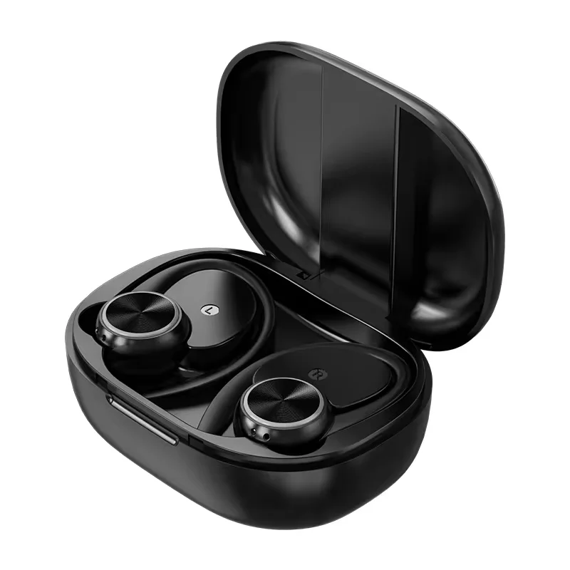 

R200 V5.0 Sports Ear Hook Wireless Earphones Passive Physical Noise Reduction Earbuds With 500Mah Charging Bin Battery Capacity