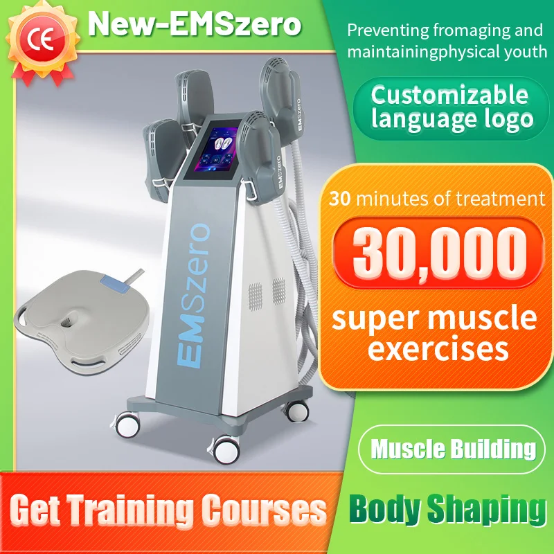 Professional EMSzero RF Machine 2025 EMSzero Body Sculpting Machine EMS Fat Burning EMS Slimming Muscle Stimulator 15 Tes