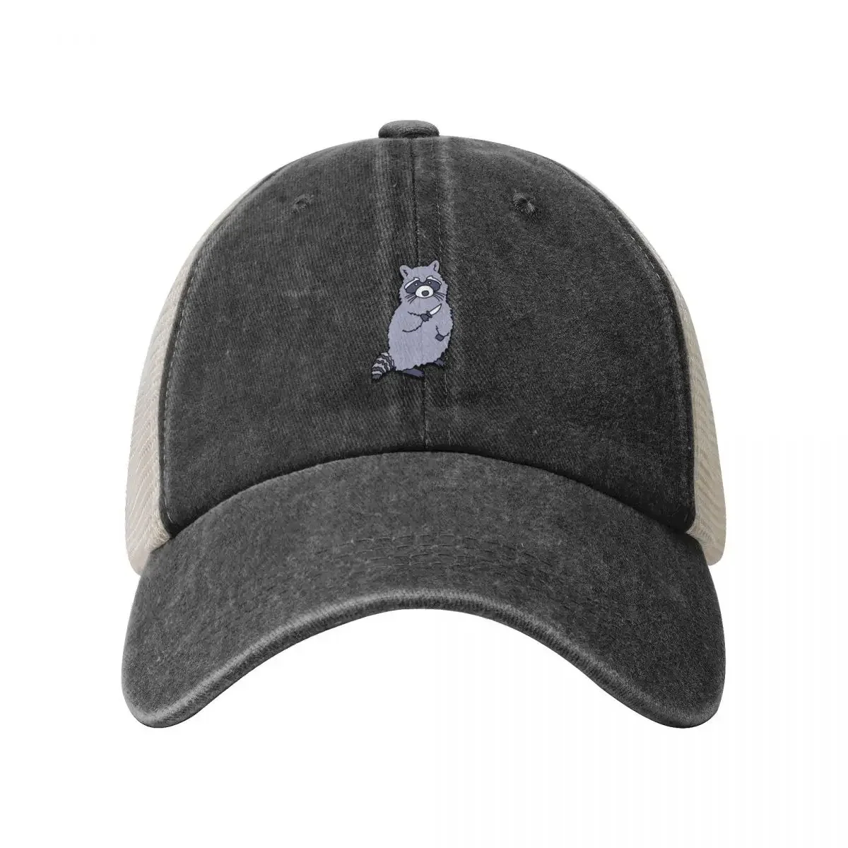 Raccoon (Trash Panda) Cowboy Mesh Baseball Cap New In Hat Anime Hat fishing hat Women's Beach Outlet Men's