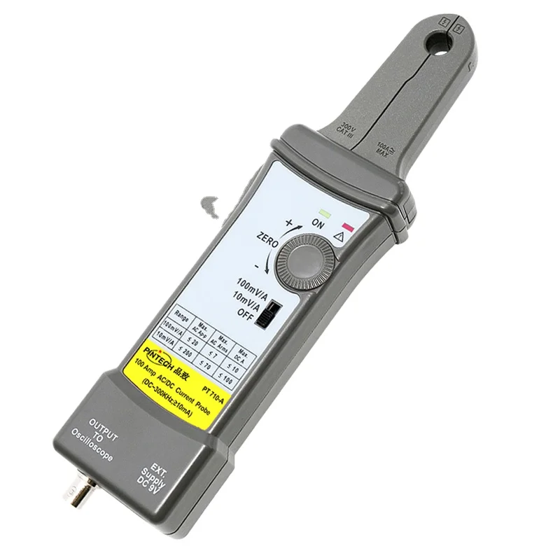 

PINTECH PT710-A (300KHz,100A) AC/DC Current Probe Use for DMM Measuring