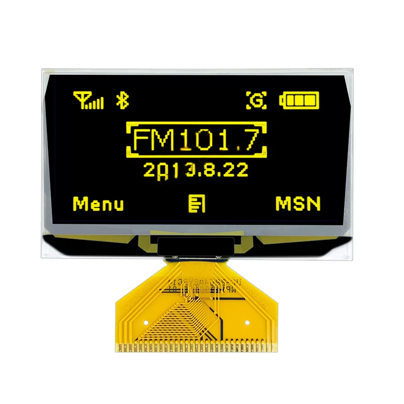 2.42 Inch OLED Display 12864 LCD Screen Highlight Device SSD1309 Plug Industrial Quality White/Yellow/Green/Blue Display