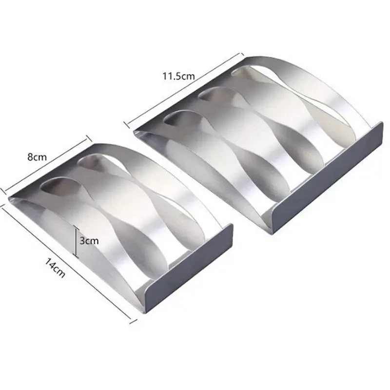 Stainless Steel Wall Mount Toothbrush Holder 3/2 Hook Self-Adhesive Tooth Brush Organizer Box Bathroom Accessories