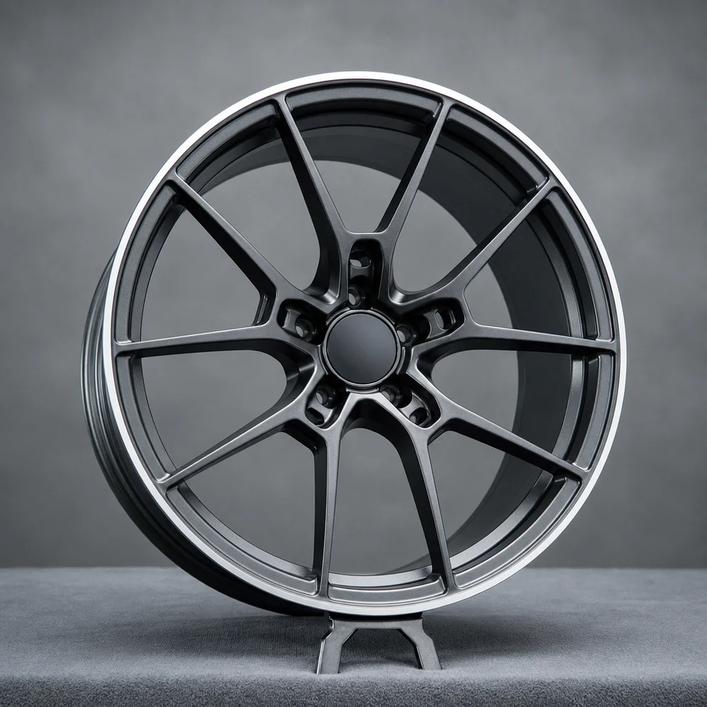 Lightweight Forged Monoblock Aluminum Alloy Wheels 5-Spoke High Strength Passenger Car Rims Wholesale