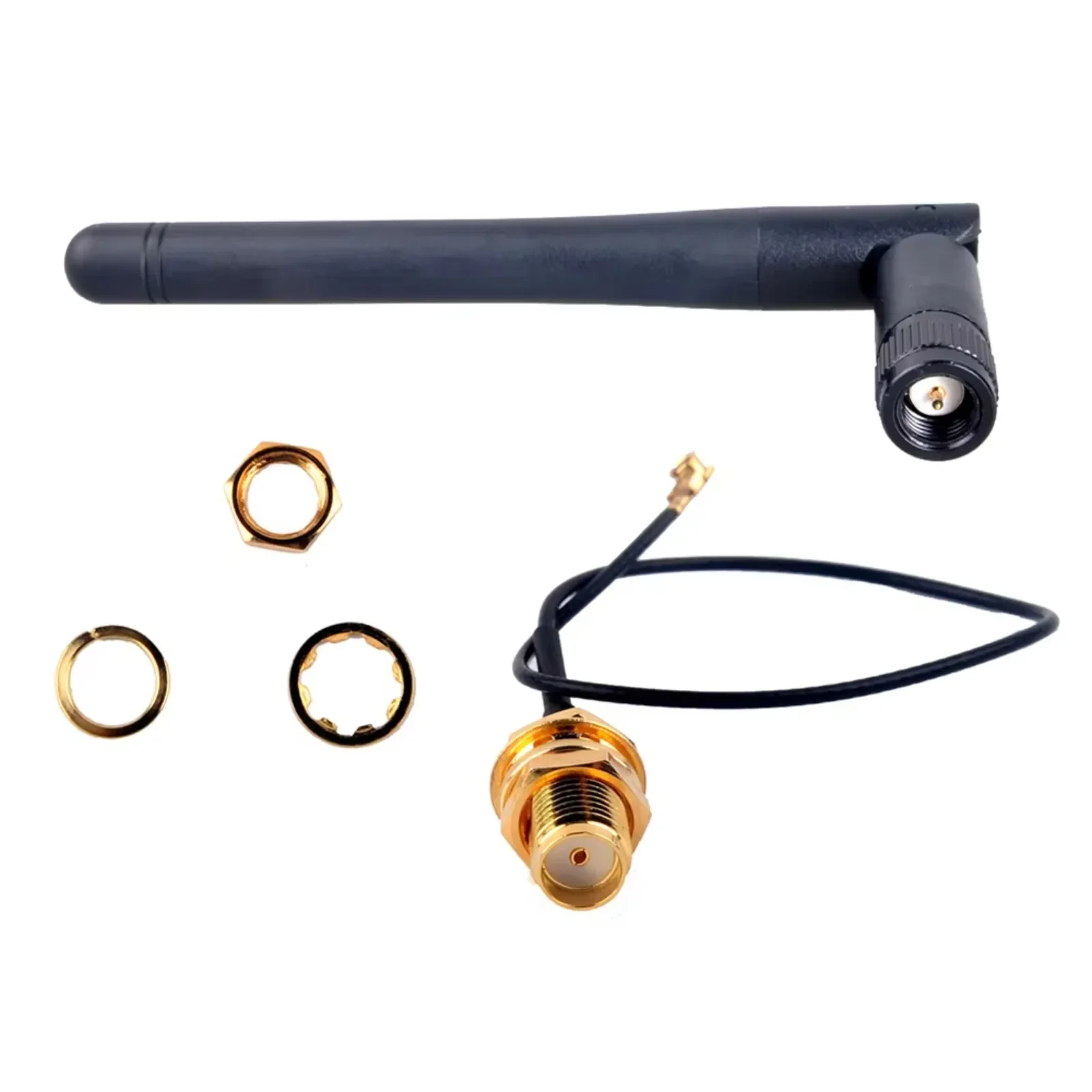 4 قطعة 2.4 جرام 3DBI واي فاي هوائي كسب هوائيات مع كابل 16 سنتيمتر U.FL إلى أنثى SMA لاردوينو CC3000 ESP8266