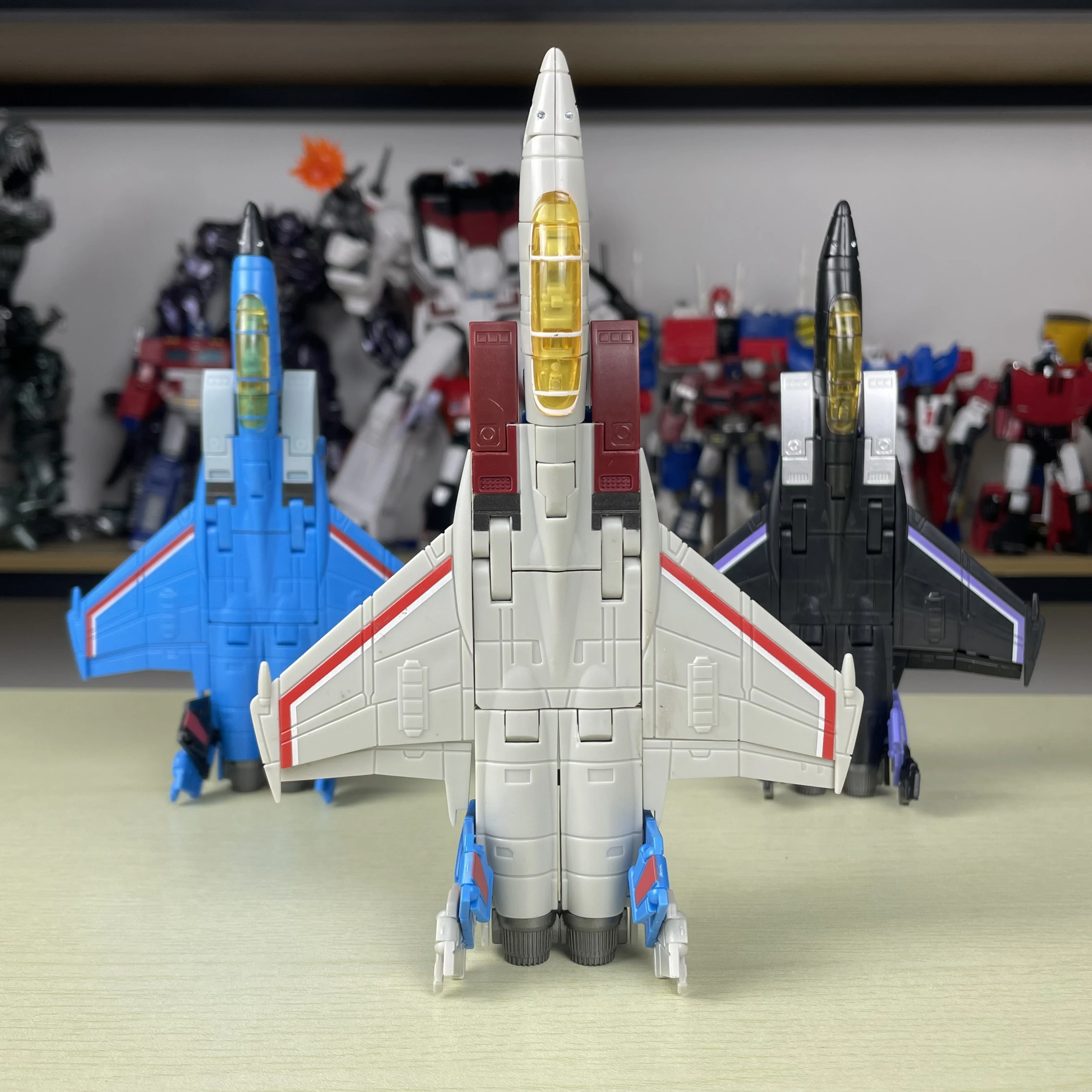 Transformowane zabawki JinBao Flight Squad Red Spider F15 FG01-03 12CM Mini kieszonkowy model wojenny akcja lalki KO kolekcja prezenty