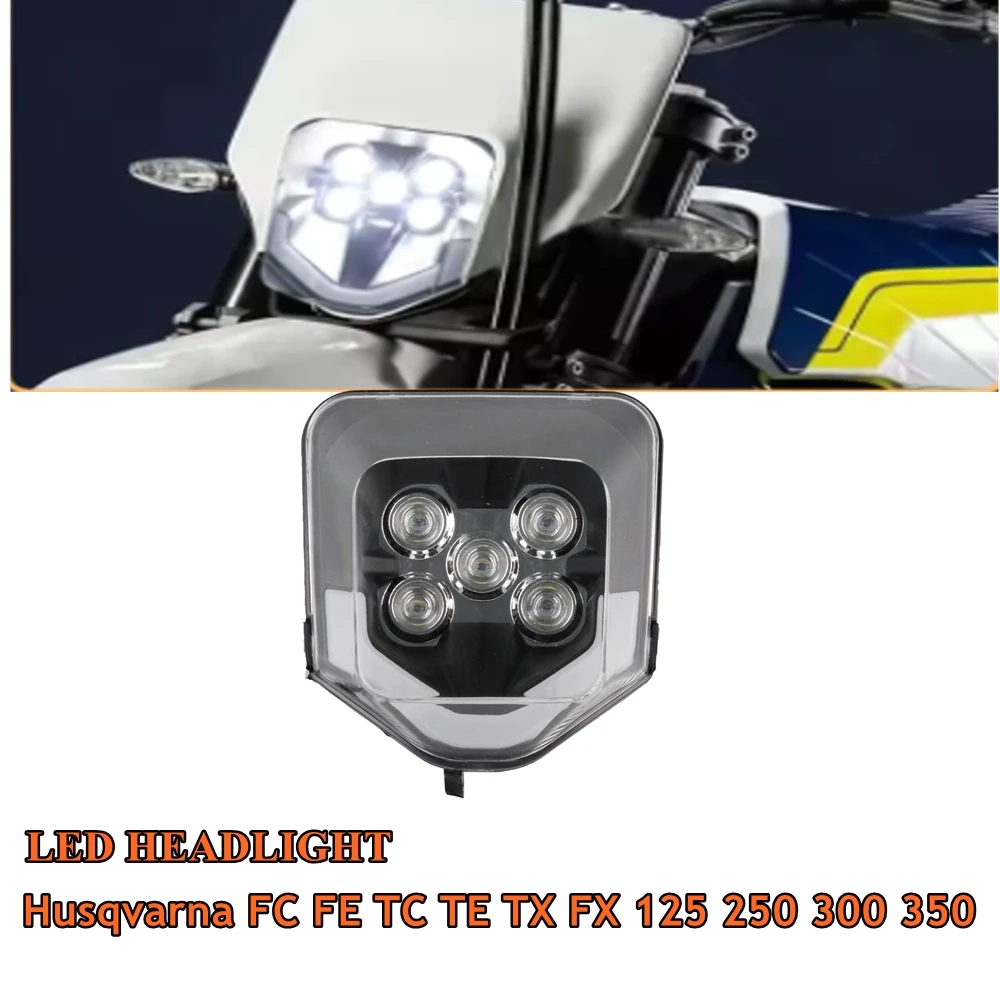 

Motorcycle LED Headlight For Husqvarna 701 FE 250 350 450 501 2016-2024 Enduro Dirt Bike Headlamp Accessories