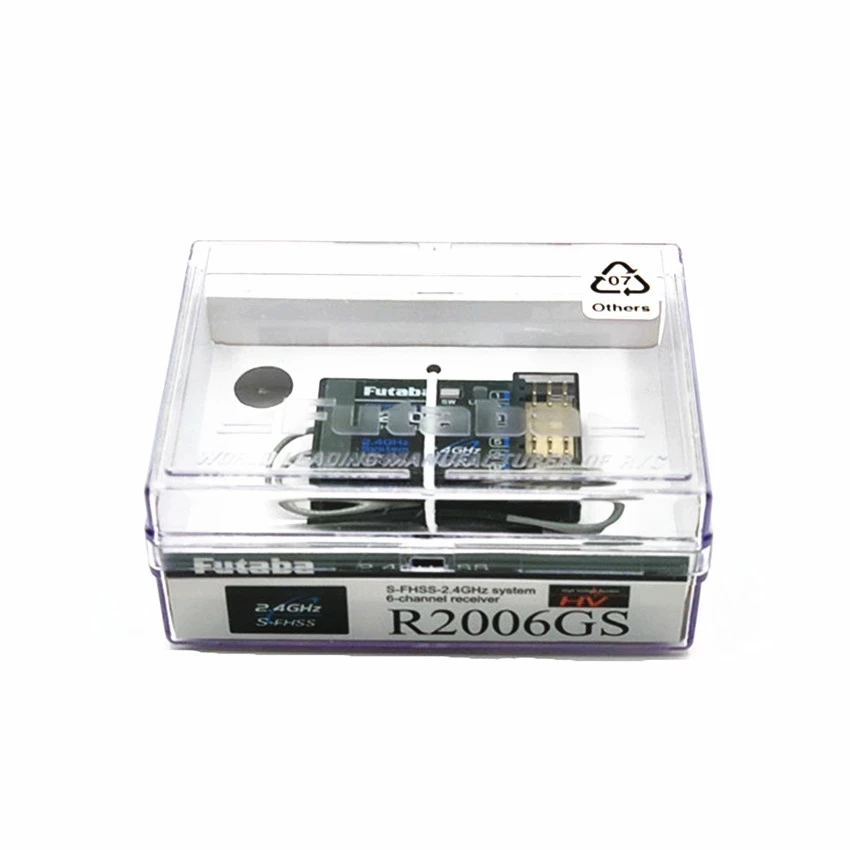 VoidFly Futaba R2006GS 2.4G S-FHSS 6-Channel High-Voltage Receiver Futaba T6J T8J 18MZ 14SG Remote Control Receiver For Rc Plane