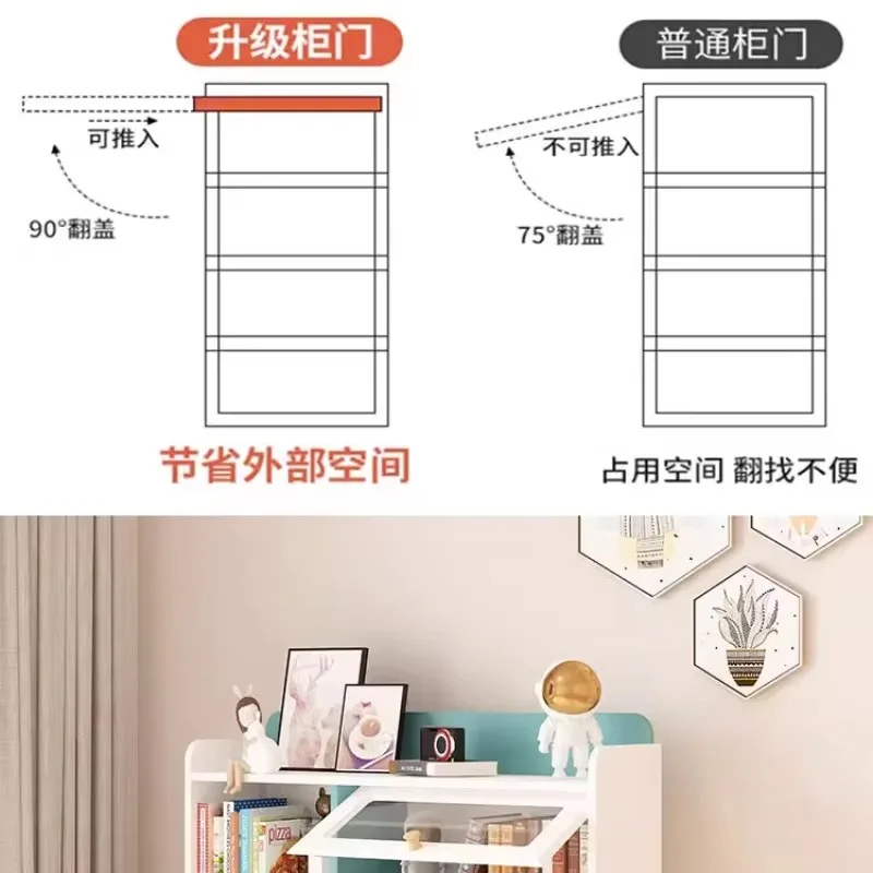 Penyimpanan Mainan Rak Buku Anak-anak Rak Buku Anak-anak Rak Buku Perpustakaan Rak Buku Rak Kamar Rak Buku Furnitur Bayi