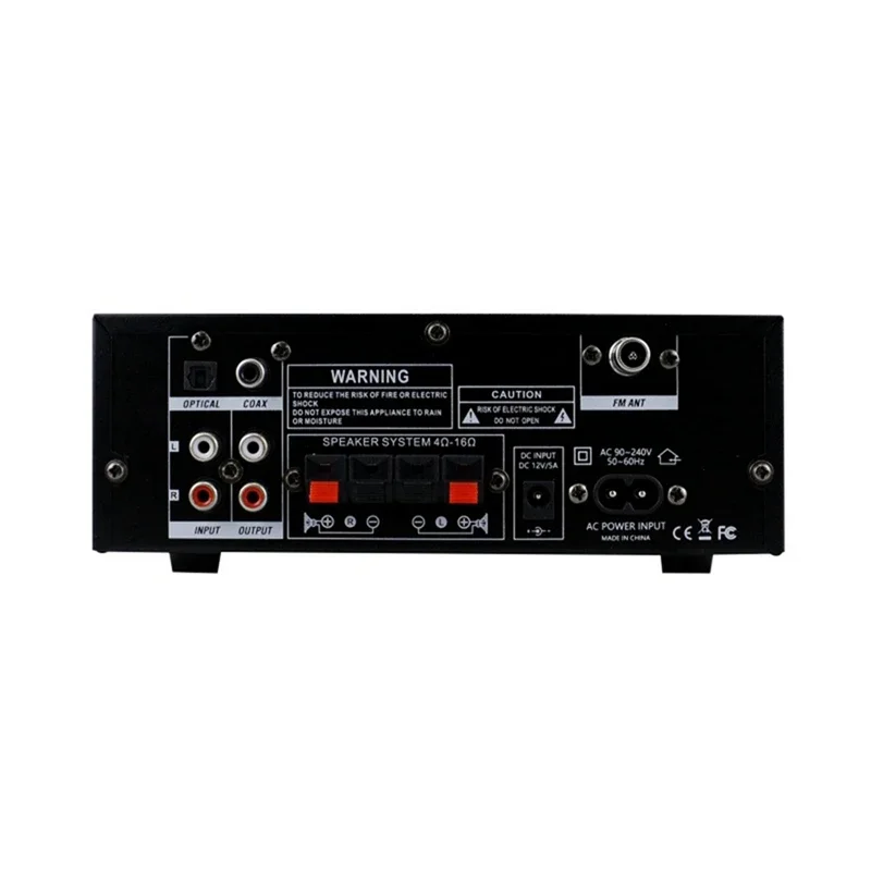 Home Poweramplifier AK55 900W Max 2.0 Channel Rated Bluetooth Audio Hifi AMP Karaoke Music Player EU Plug