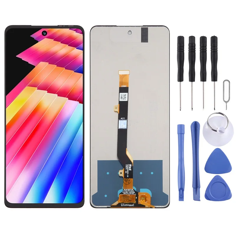 infinix-note-30-5g用lcdディスプレイアセンブリタッチスクリーンデジタイザー（フレーム付き）携帯電話修理用フル交換スクリーン