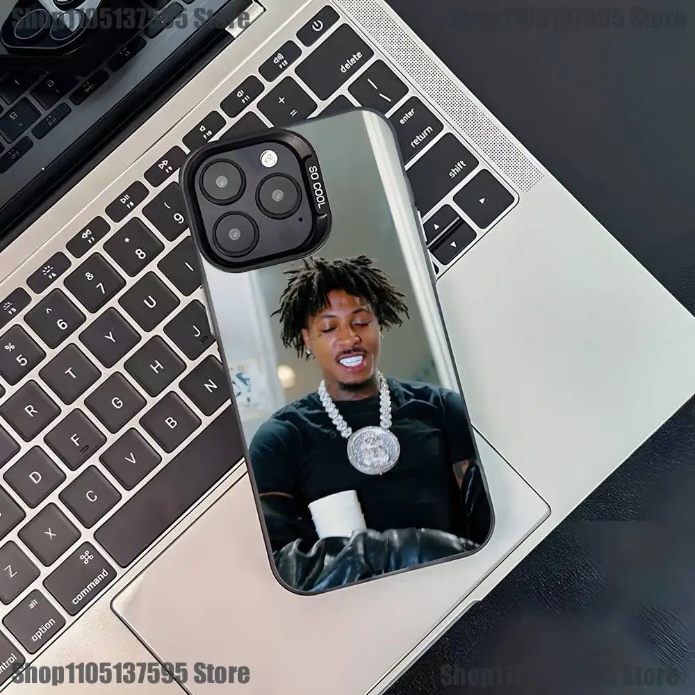 Funda de teléfono Rapper Y-YoungBoy para iPhone 17,16,15,14,13,12,11,Pro,XS,Max,Plus,Mini,SE4,E, funda negra mate a prueba de golpes