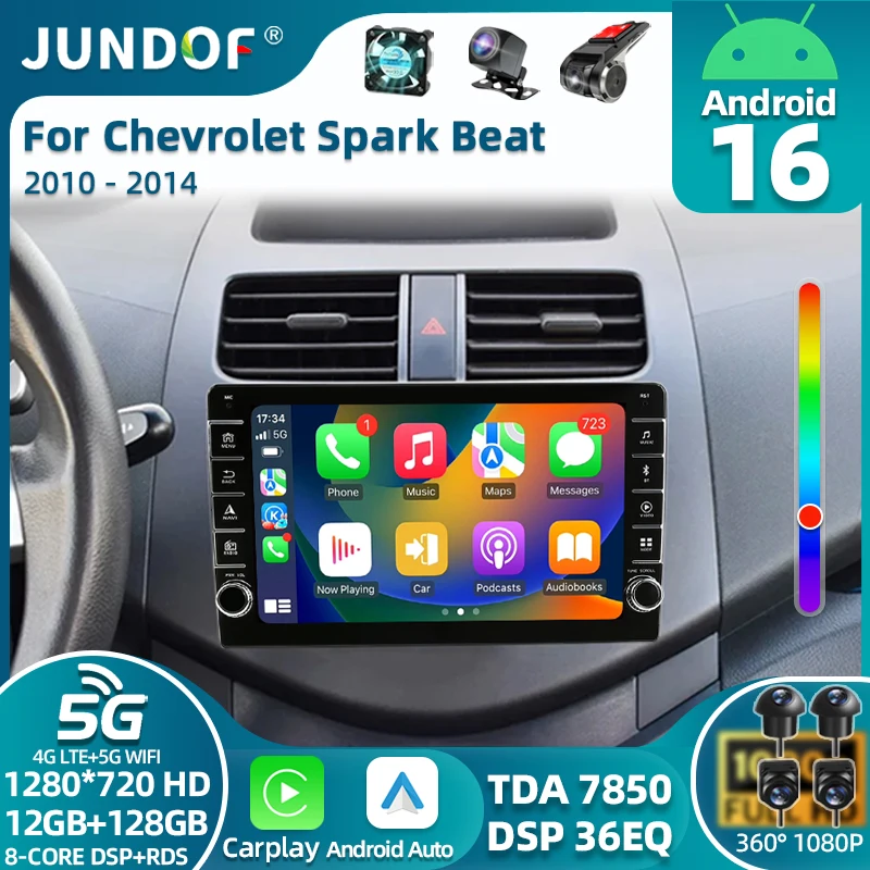 

Android 16 video Player Carplay Car Radio For Chevrolet Spark Beat Matiz Creative 2010 2011 2012 2013 2014 Multimedia GPS Stereo