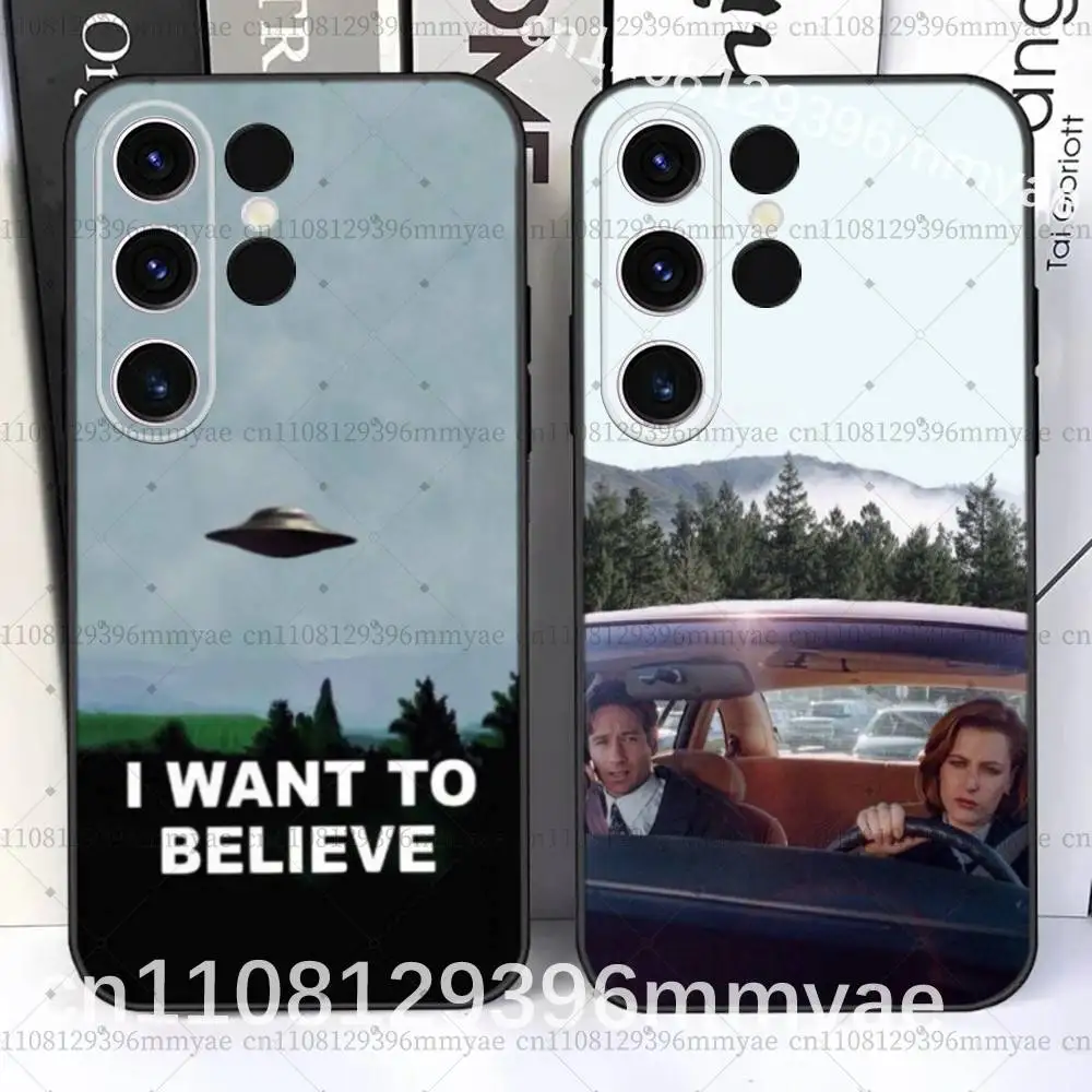 The X Files Alien Phone Case For Samsung S26,S25,S24,Ultra,S20,S30,Plus,S22,S23,Ultra,Plus,5G Anti-Scratch TPU Shell