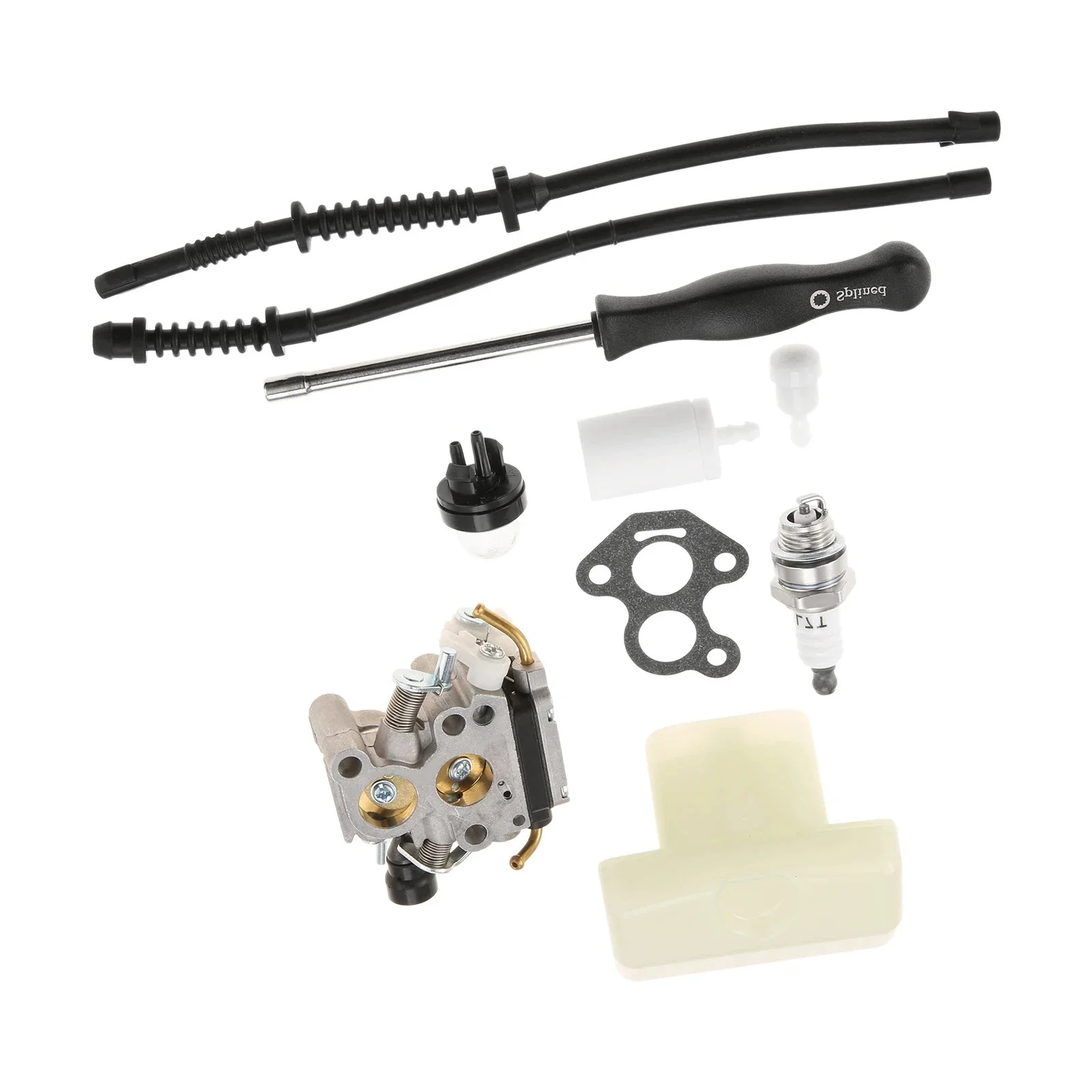 Kit de Carburador 506450501 para Motosierra Husqvarna 435 440 435E 440E 135 140 140E 135E, Compatible con Craftsman 358381800 y