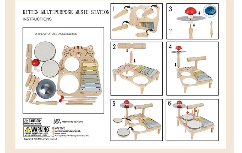 オルフ楽器 子供用木製打楽器 木琴 日本風音楽玩具 誕生日プレゼント