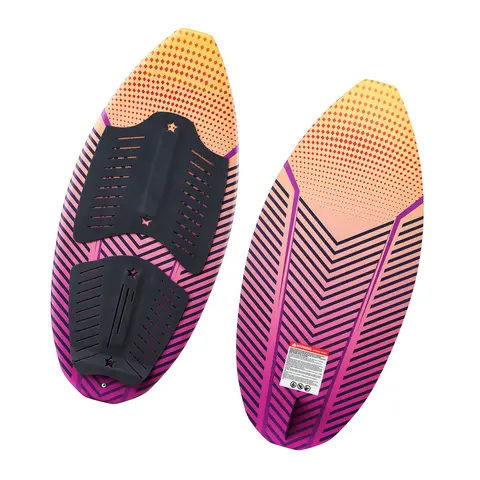 SucceBuy 45/63In Wakesurf Board Wake Surfing Board with EPS Foam Core & EVA Non-Slip Pad UV-Resistant for Youth Up to 110/250lbs