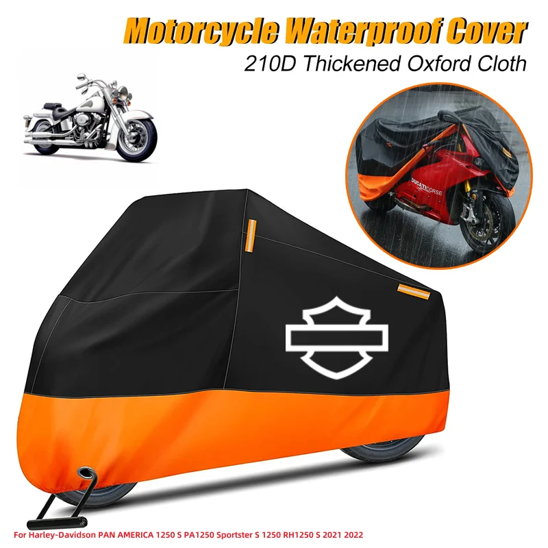 For Pan America 1250 Special 1250S/Sportster S 1250 RH1250S 2021 2023 Motorcycle Cover Waterproof Scooter Rain and UV Dust Cover