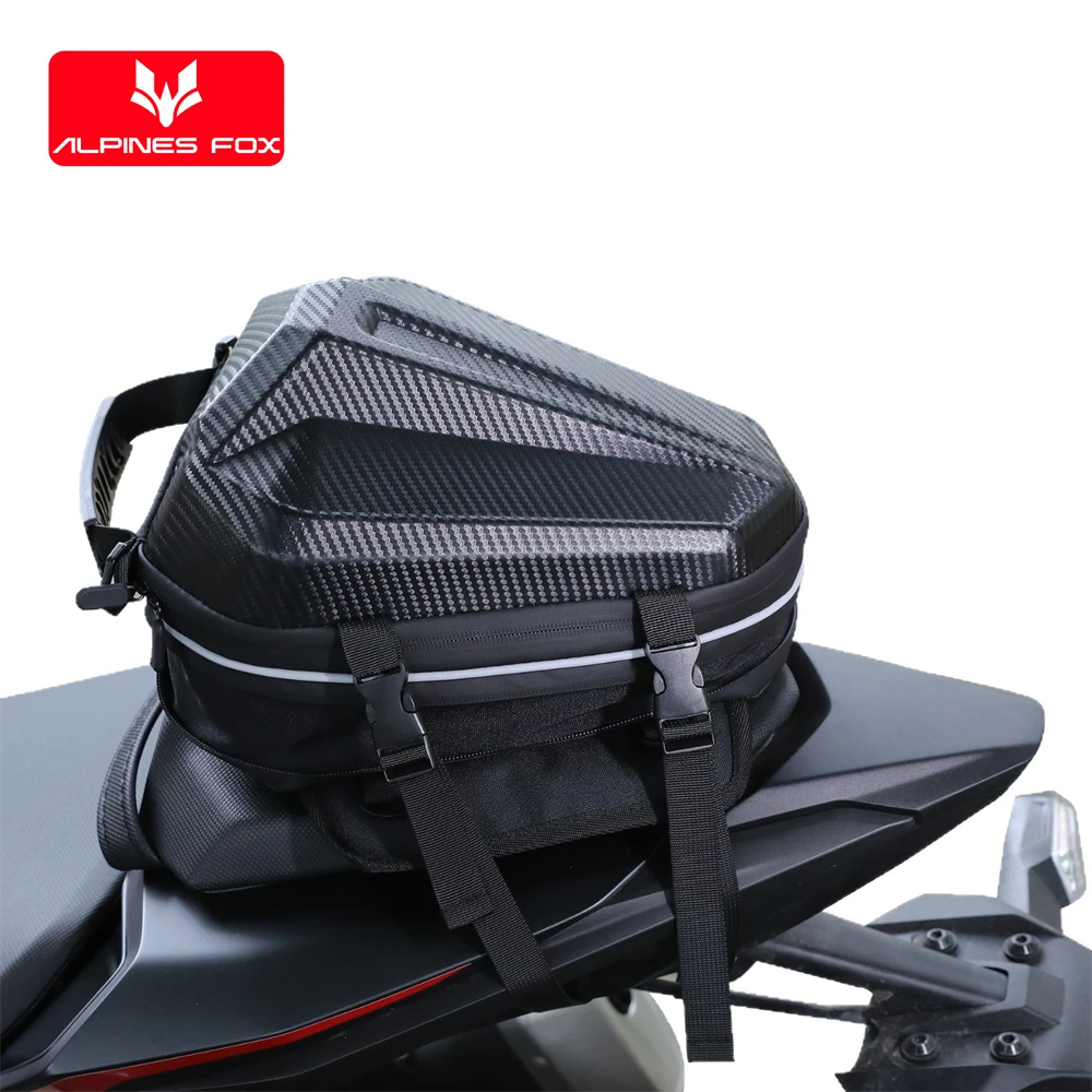 Waterproof Motorcycle Tail Bag Sport Motorbike Riding Rear Seat Bag ADV Motocross Scooter Cruiser Back Seat Bag