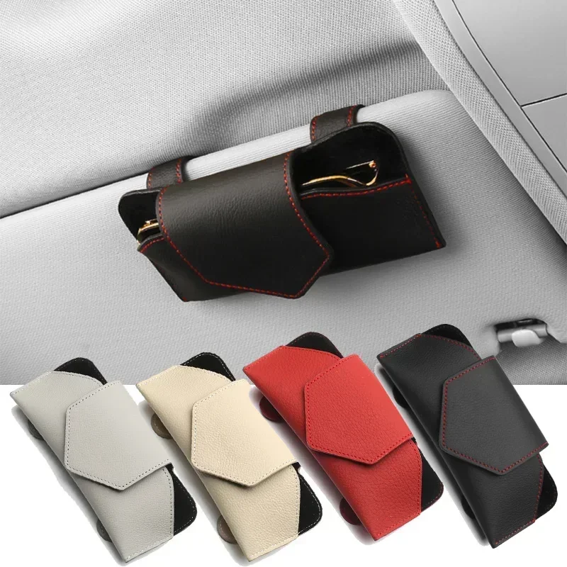 NEUE Lagerung Auto Brillenetui Auto Sonnenblende Brillenhalter Sonnenbrille Clip Karte Tickethalter Multifunktion