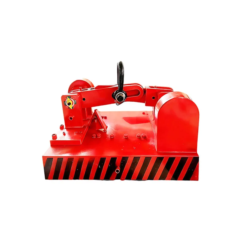 Lifting Automatic permanent magnet chuck crane 4 times tension steel plate crane