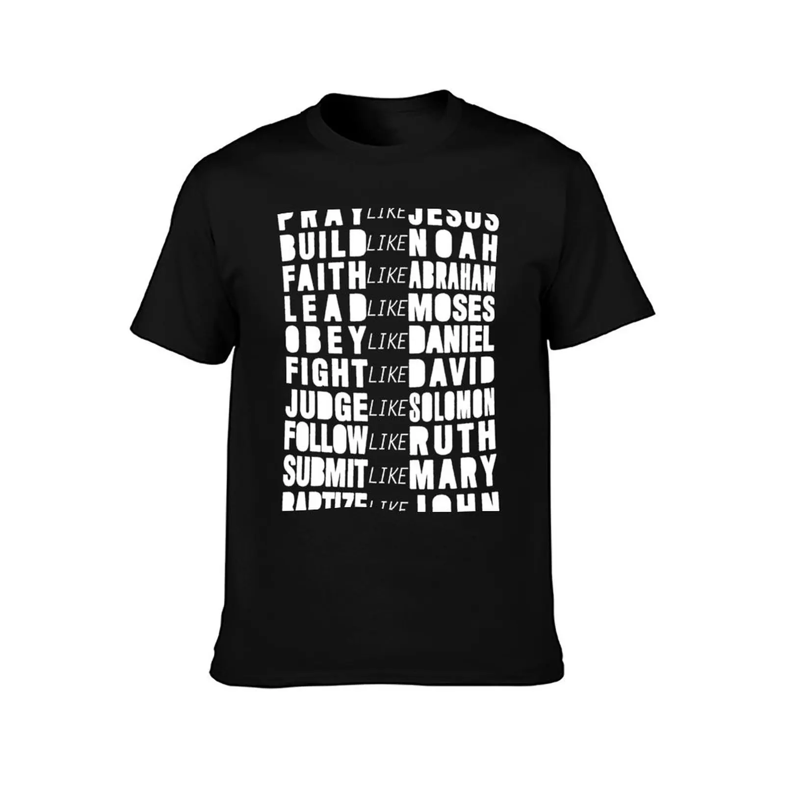 Pray Like Jesus T-Shirt Casual Everyday Short Sleeve T-Shirt