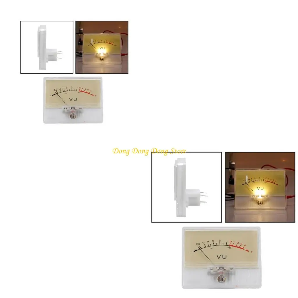 

Portable VU Meter Stable Performance Level Meter Digital Amplifier with Backlit