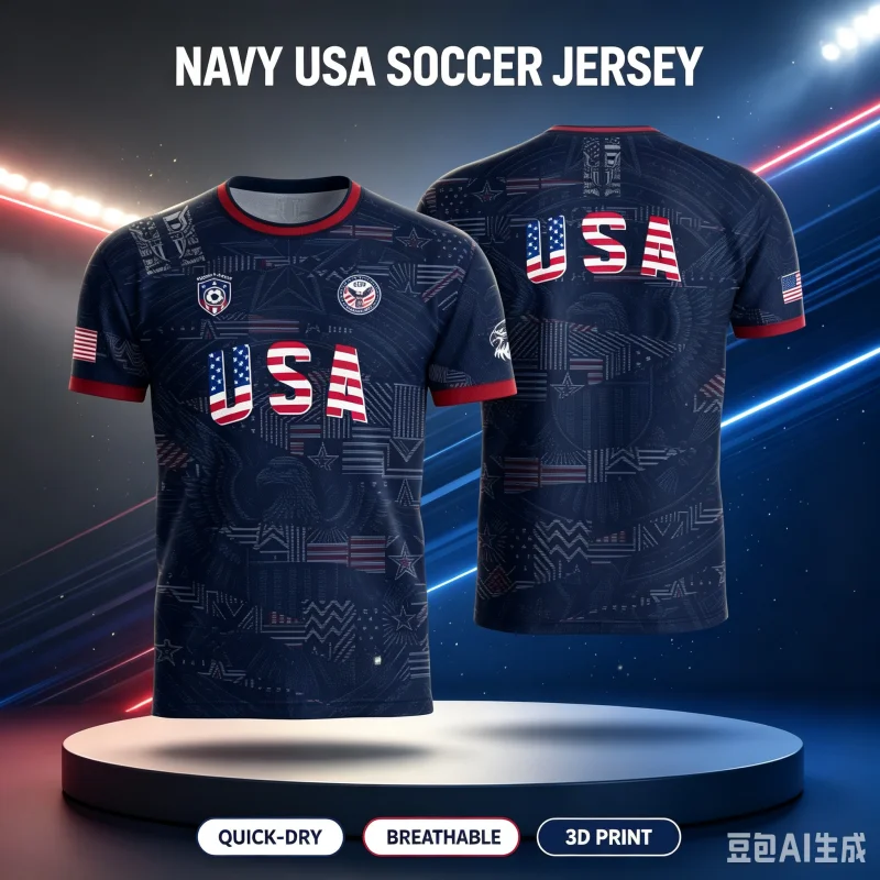 26-27 New American Fan Customized Casual Sports Fast Drying Breathable 3D Printed T-shirt for Home and Children's Wear