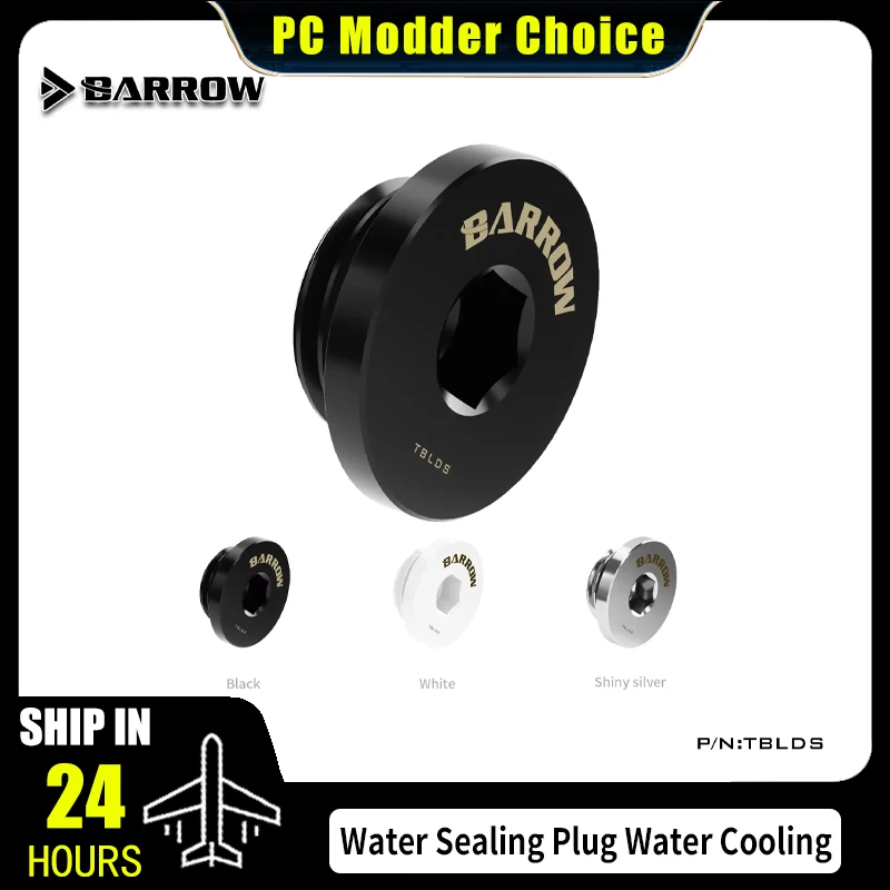 

Уплотнительные фитинги для заглушки воды Barrowch — шестигранный ключ, затягивающая вручную торцевая заглушка, уплотнение замка, черный, серебристый, белый цвет, TBLDS