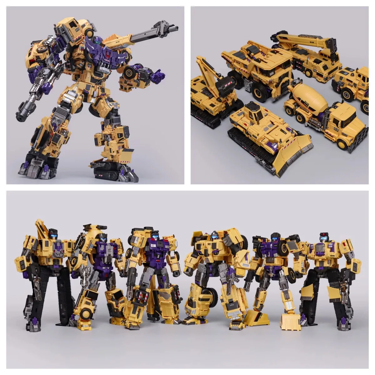 

Mecha Invasion Transformation GLA-01-06Y Creation God Big S Lishen Yellow Version Set Combination Toy Gift
