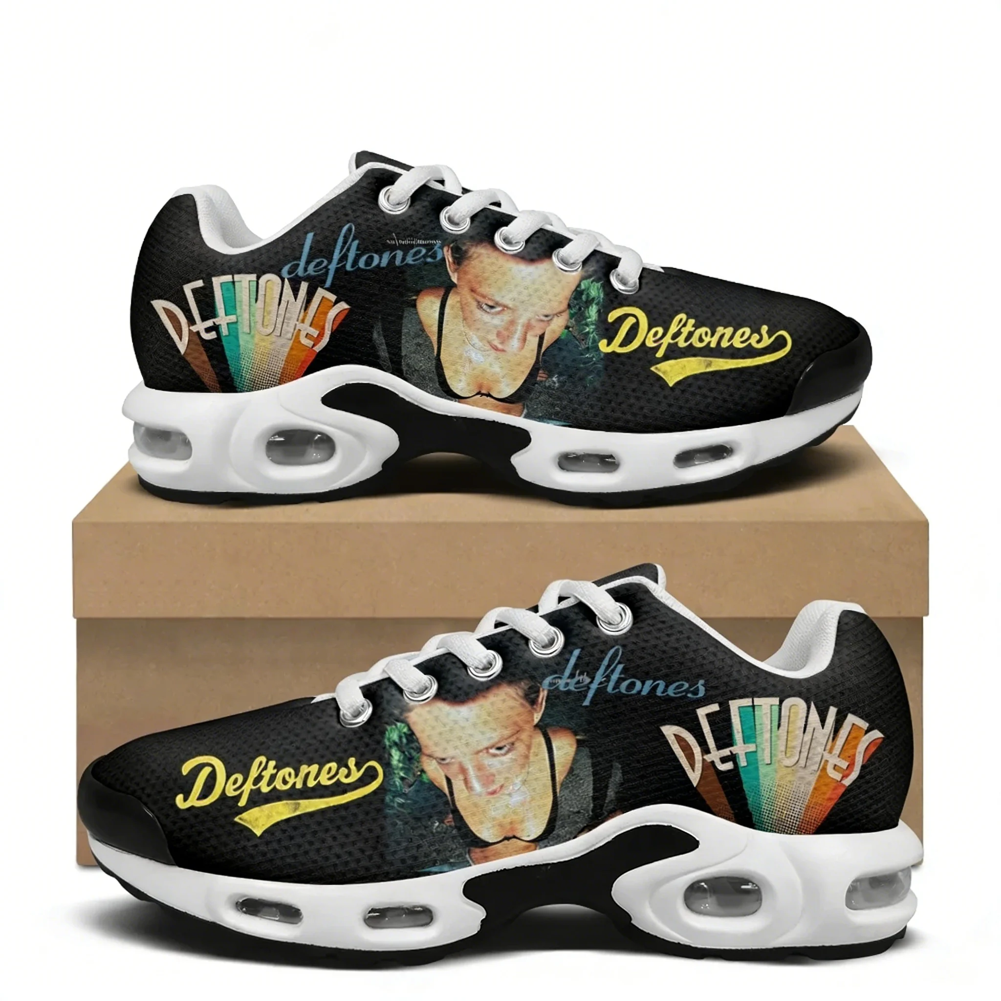 

Deftones Metal Rock band Air Cushion Sneakers Mens Womens Sports shoes Lightweight Hiking Mountain Climbing Casual Custom Shoes