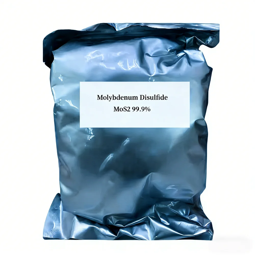 Aangepaste verpakking voor molybdeen disulfide 0,1 micron, buitenverpakking aluminium MoS2 foliezak - afbeelding 2