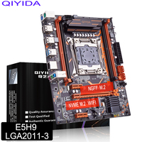 QIYIDA E5H9 LGA2011-3 motherboard 4 channels XEON E5 All Series DDR4 RECC NON-ECC NVME M.2 USB3.0 SATA3.0 PCI-E16X M-ATX