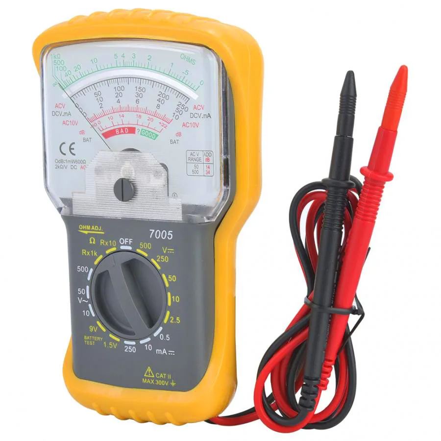 Portable Pointer Multimeter KT7005 Water and Electricity Engineering Anti drop Protective Cover Professional Maintenance Tool