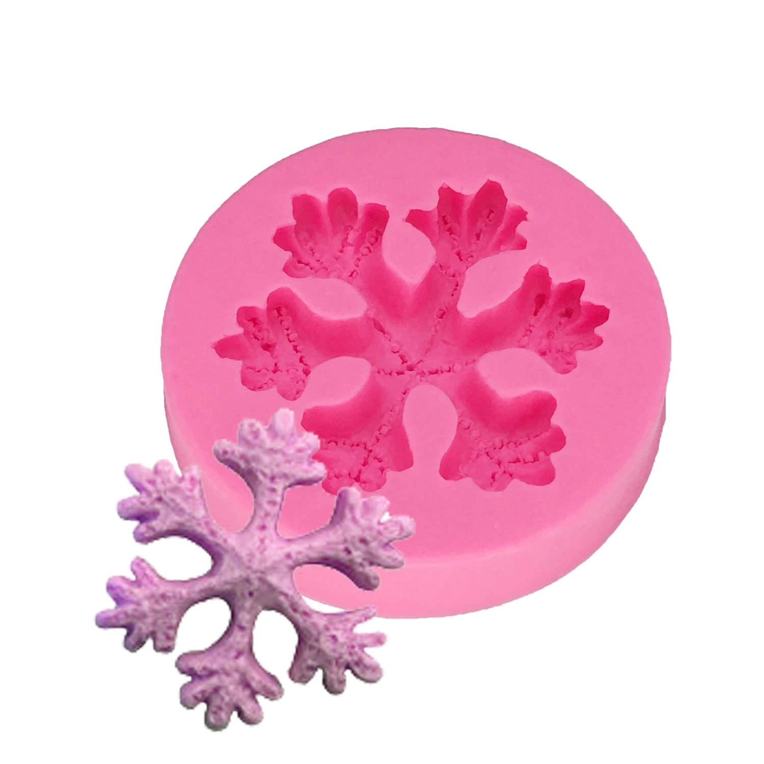 Snowflake Silicone Mold for Gummy Cake Decorating Sugar Craft Candy Polymer Clay Cookie Cupcake Chocolate Baking