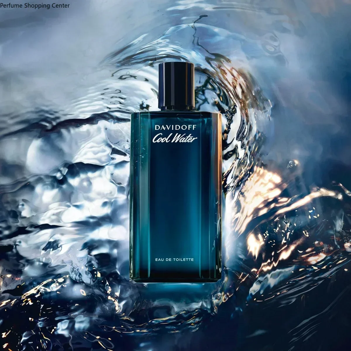 Davidoff Cool Water Eau de Toilette - كولونيا عطرية للرجال - مع ملاحظات الكزبرة والنعناع واللافندر والعنبر - تدوم طويلاً