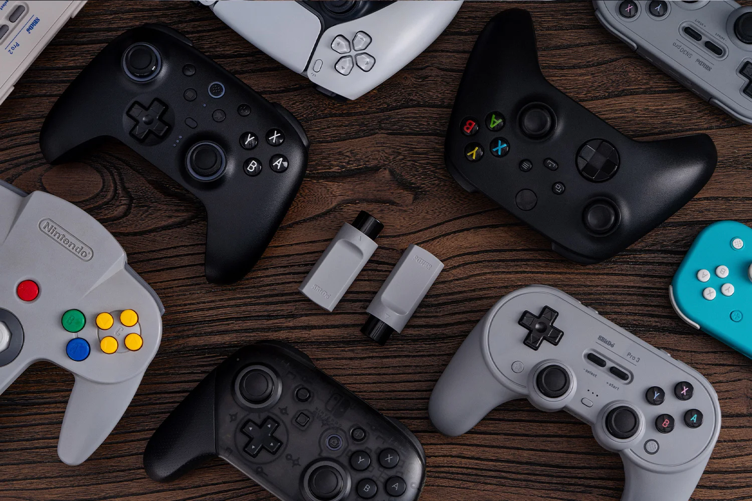 Receptor Retro 8BitDo para console N64, Adaptador de Acessórios para Jogos PS5/PS4 Xbox Series, Controlador Switch Pro no console N64, Windows