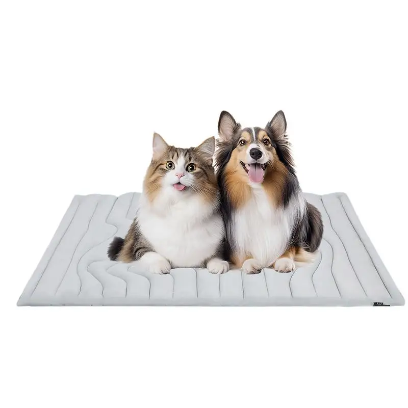 

Dog Cooling Mat Washable Cooling Pet Mat 48x28in Cat Bed Seat Cushion Blanket Portable Mattress for Small Animals Beach Patio
