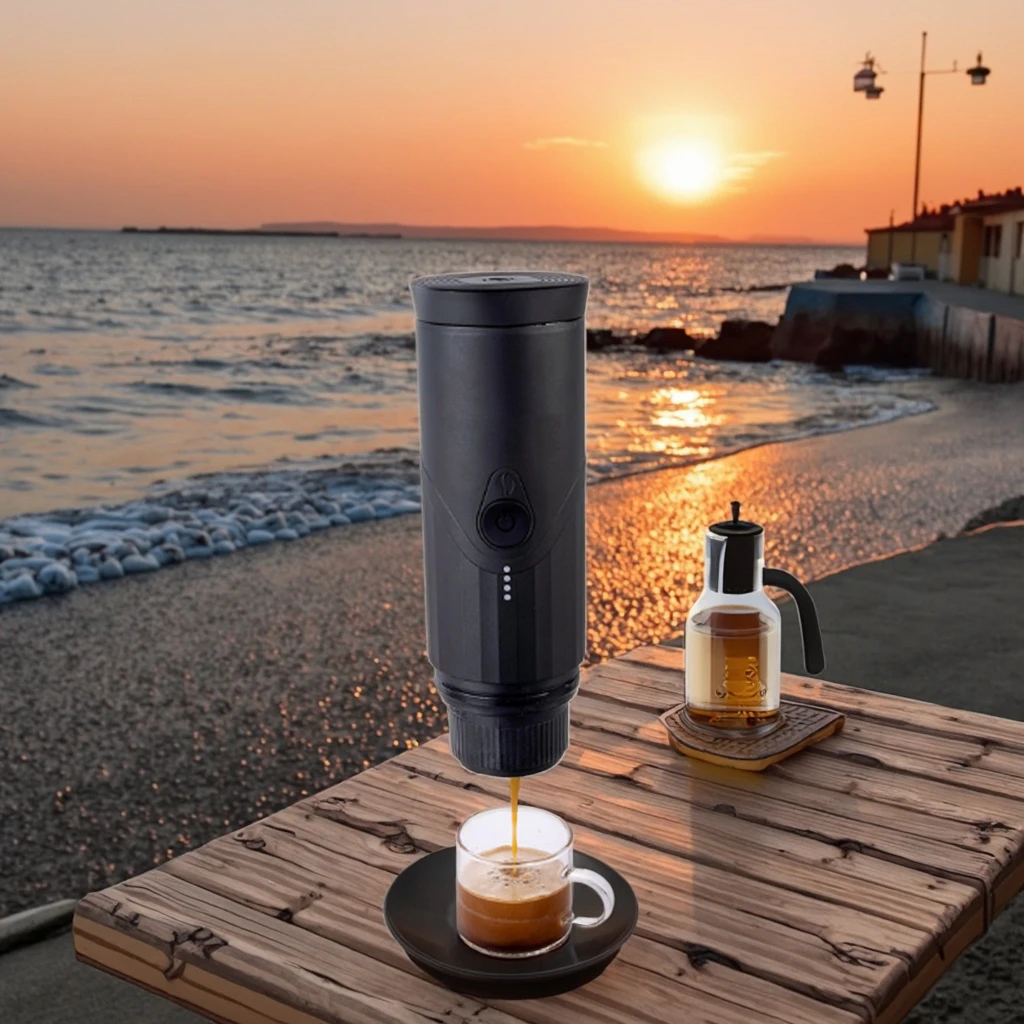 

Portable luxury coffee machineXICOCA Fully Automatic Retro Portable Espresso Machine Italian USB/Electric Battery Heating Functi