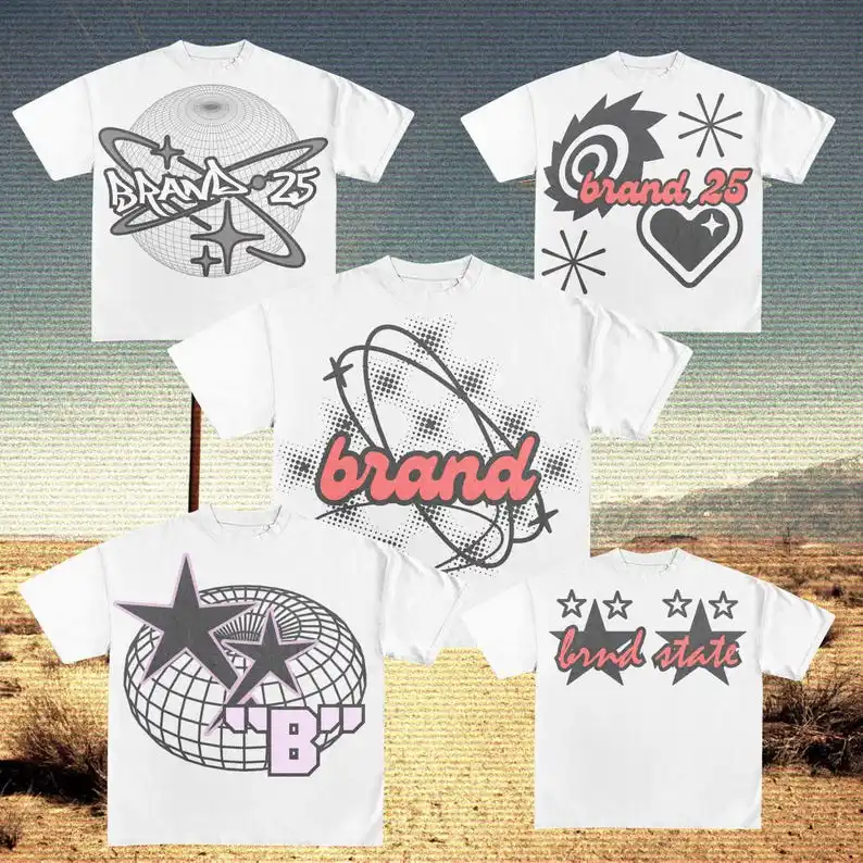 

Y2K Уличная одежда Дизайн футболок Женская Мужская негабаритная футболка Y2k с коротким рукавом Свободная повседневная женская мужская одежда Harajuku High Street Tee