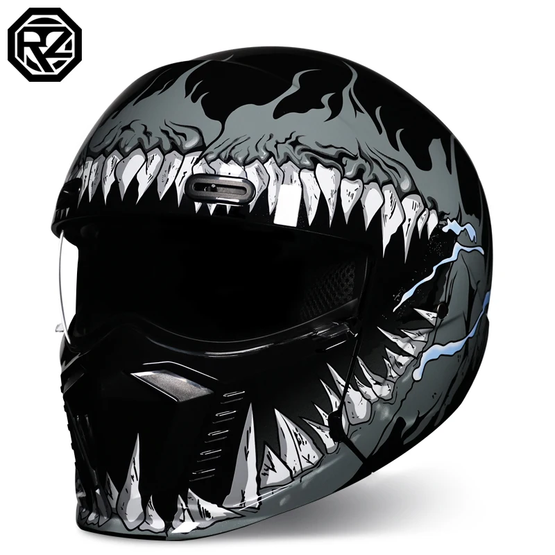 ORZ-GB7 motorcycle helmet combination full helmet, men's and women's detachable scorpion helmet, multifunctional helmet