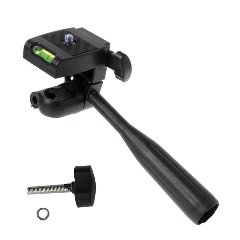 Profesional Level Meter Tripod untuk aksesori adaptor plastik kepala dengan braket lengan