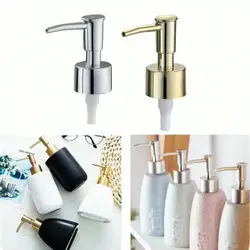 1/2/4Pcs 304 Stainless Steel Hand Liquid Soap Pump Dispenser Head Nozzle for Bathroom Kitchen Foam Soap Shampoo Dispenser Access