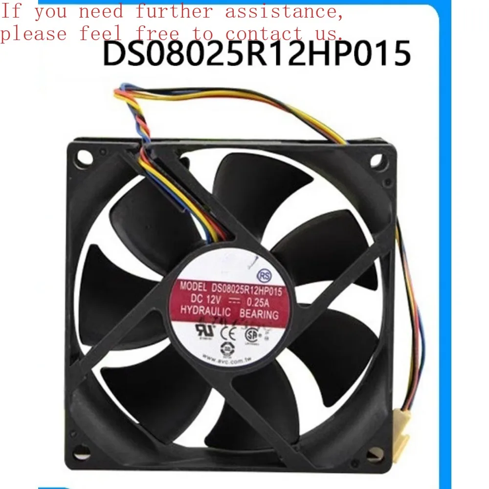 

Для AVC 8 см 12 В 0,25 А DS08025R12HP015 регулирование скорости процессора компьютера, ультра-тихий, вентилятор