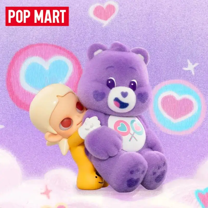 

POP MART CareBears x Zsiga Series Blind Box Mystery Box Kawaii Ornaments Figurines Home Decor Desktop Model Dolls Gilrs Gift Toy
