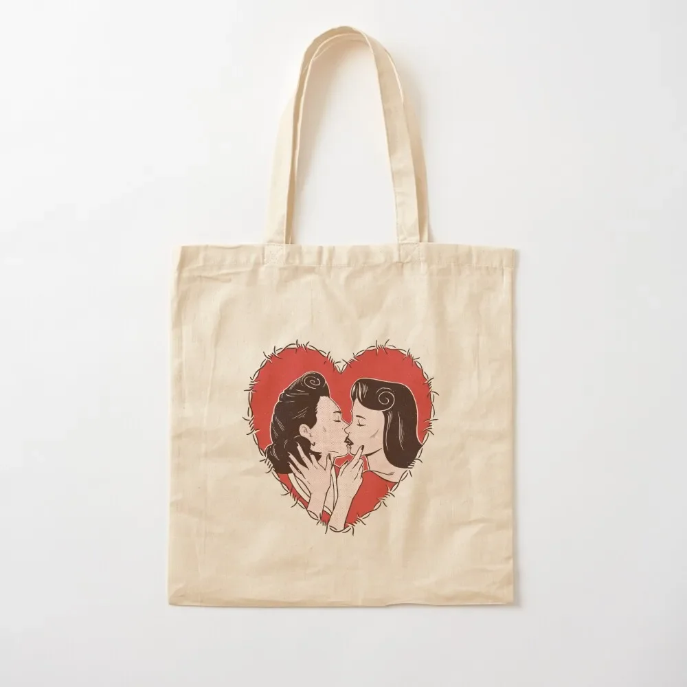 

The Lovers Tote Bag bag for beach custom canvas bag Fabric